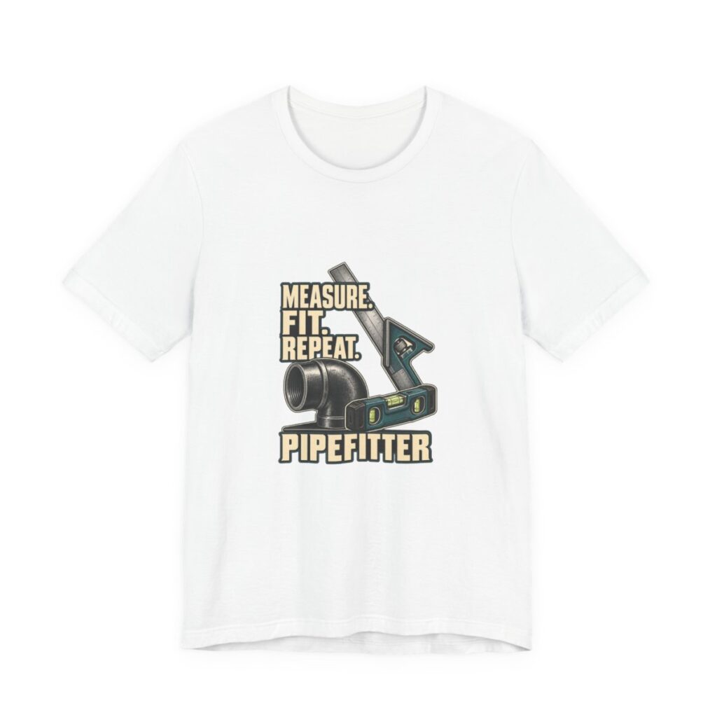 Measure. Fit. Repeat. Pipefitter Tee