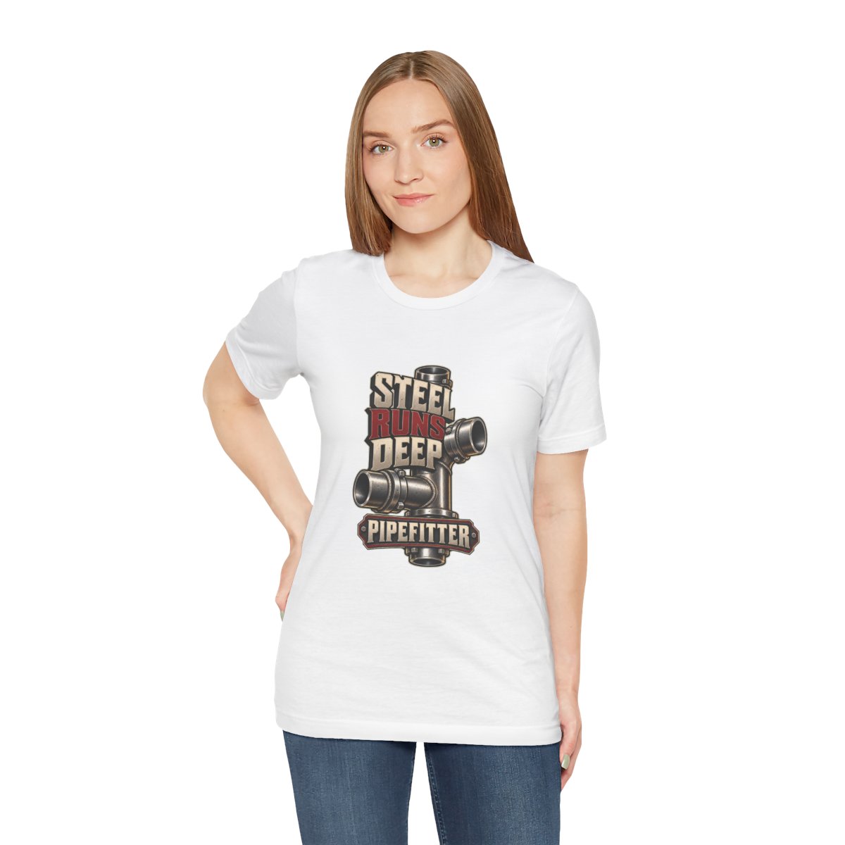 Steel Runs Deep Pipefitter Tee - Image 3