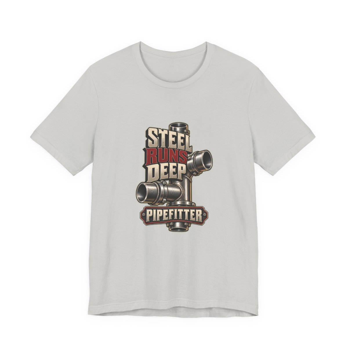 Steel Runs Deep Pipefitter Tee - Image 6